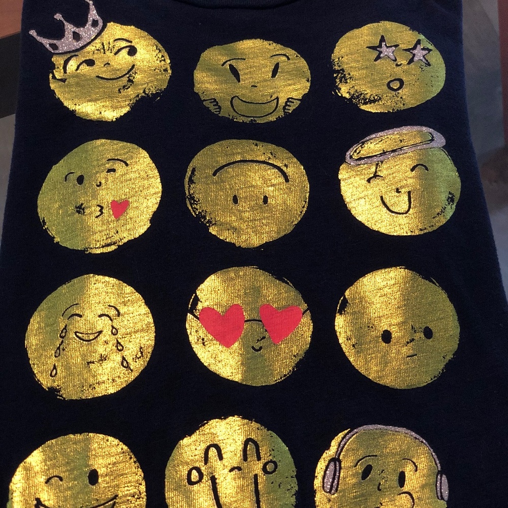 3/$15 - Crewcuts  "Do You Speak Emoji" Shiny Shirt